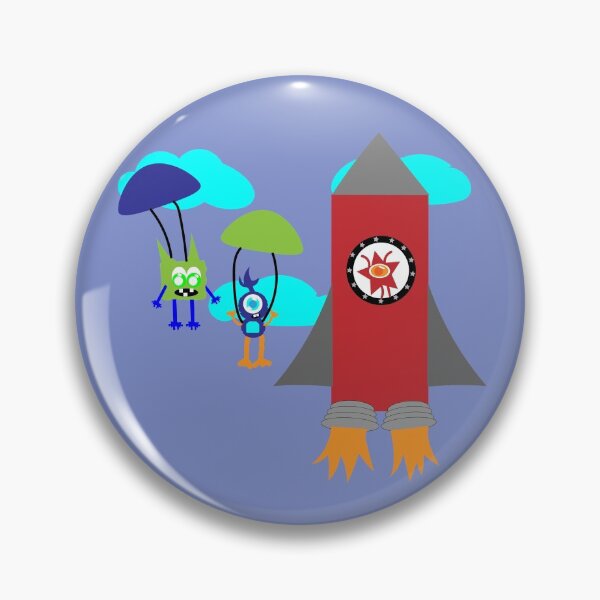 Item preview, Silly Monster, Parachute, Spaceship designed and sold by TroveLogic.