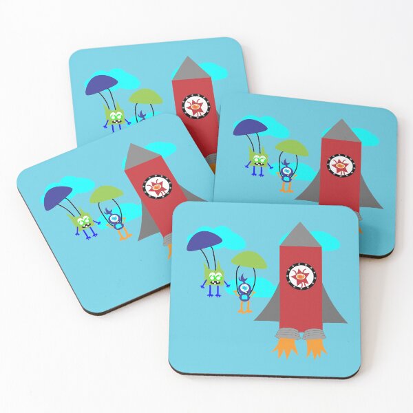 Item preview, Silly Monster, Parachute, Spaceship designed and sold by TroveLogic.