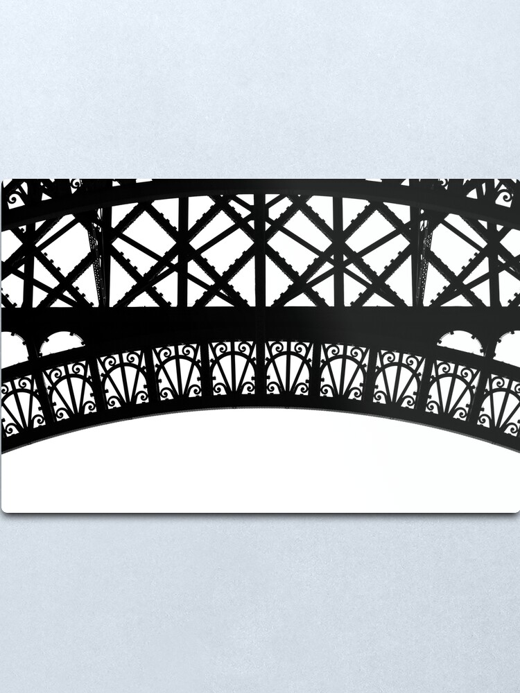 Alternate view of Iron Work, Eiffel Tower Metal Print