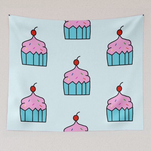 Item preview, simple and cute cupcake  designed and sold by frogandduck.