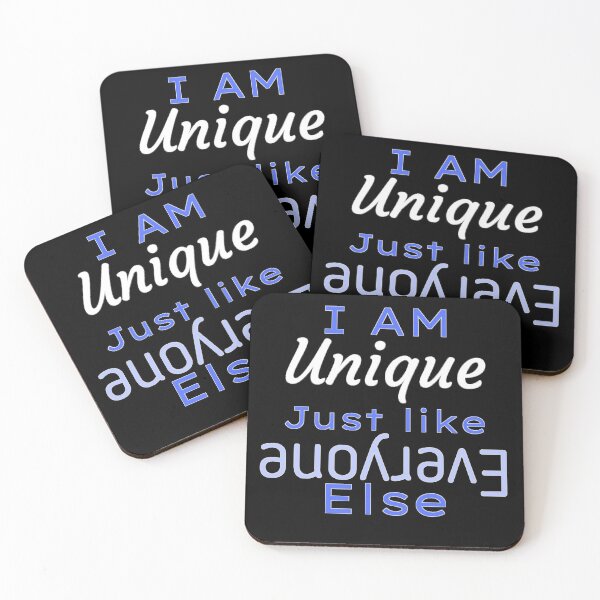 Item preview, Unique Blue on Black designed and sold by JPF-Designs.