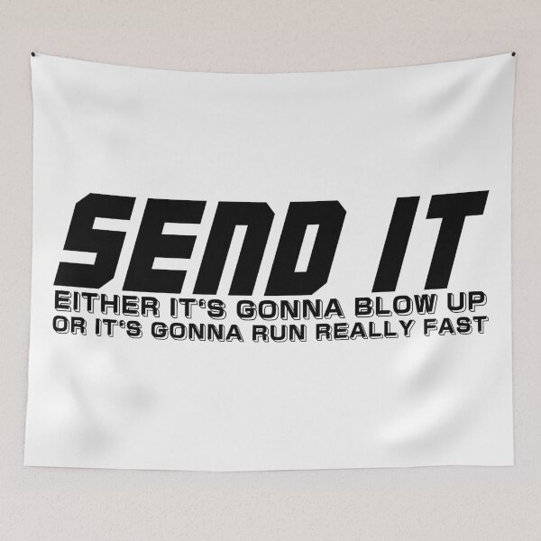 Item preview, Send it (Black) designed and sold by SgtBlueFalcon.