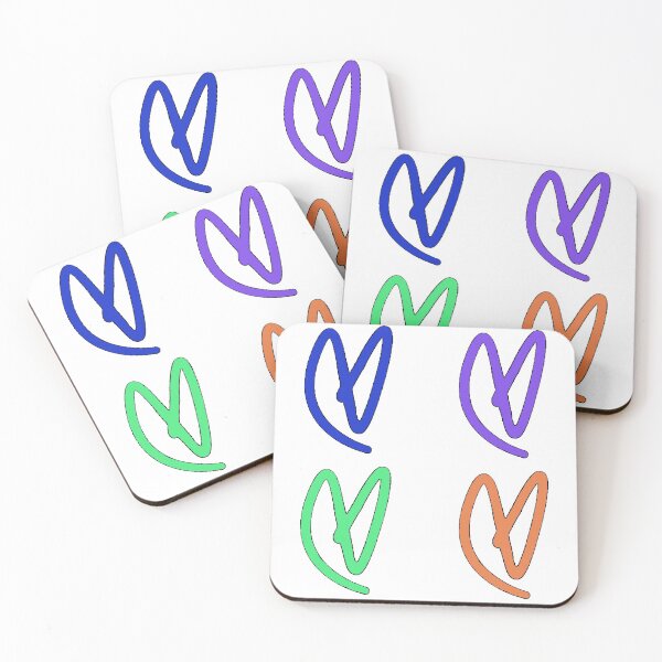 Item preview, Set of 4 Lovatic Hearts (2) designed and sold by Lovatic-Designs.