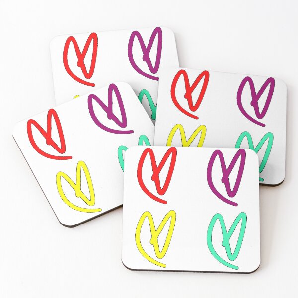 Item preview, Set of 4 Lovatic Hearts (1) designed and sold by Lovatic-Designs.