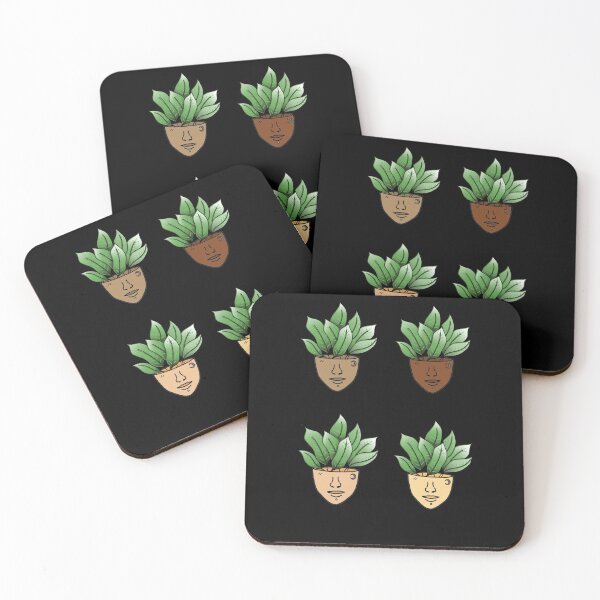 Item preview, Multi Dumb Cane Plant Person With Face Tattoos, Black designed and sold by 10pmCreations.