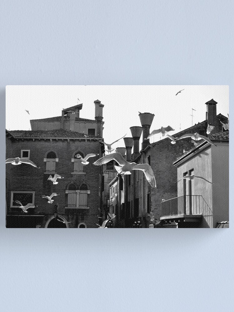 Thumbnail 2 of 3, Canvas Print, We're Off! designed and sold by Tiffany Dryburgh.