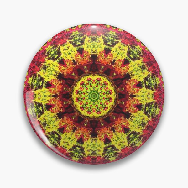 Item preview, Purple and Gold Fiery Organic Mandala designed and sold by SeaChangeDesign.