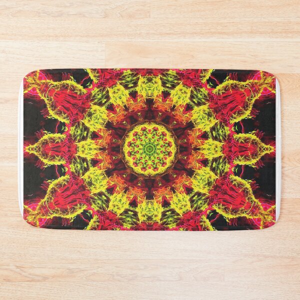 Item preview, Purple and Gold Fiery Organic Mandala designed and sold by SeaChangeDesign.