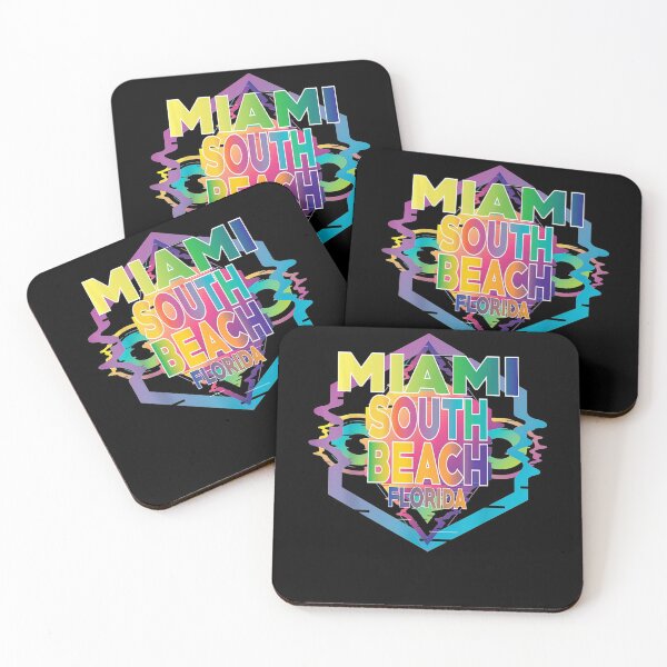 Item preview, Funny Miami South Beach Florida Abstract Art Typography  designed and sold by manidala.