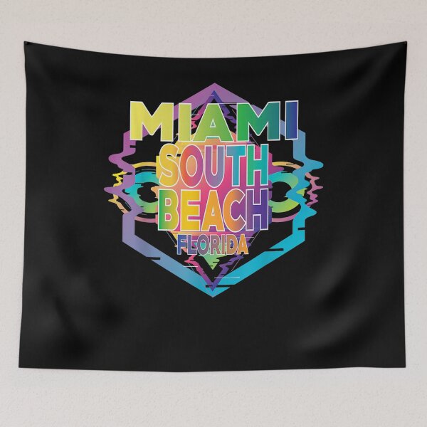 Item preview, Funny Miami South Beach Florida Abstract Art Typography  designed and sold by manidala.