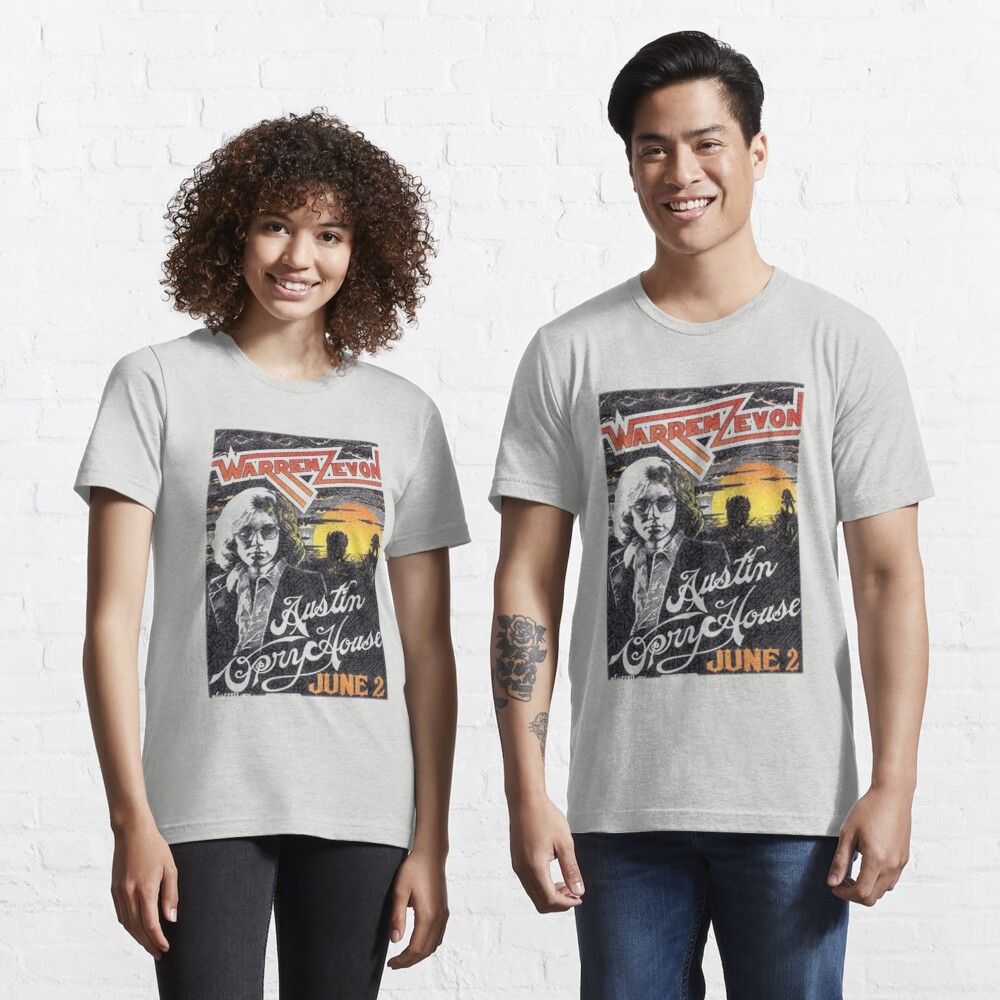 Discover Warren Zevon Vintage Concert Poster at the Austin Opry House | Essential T-Shirt