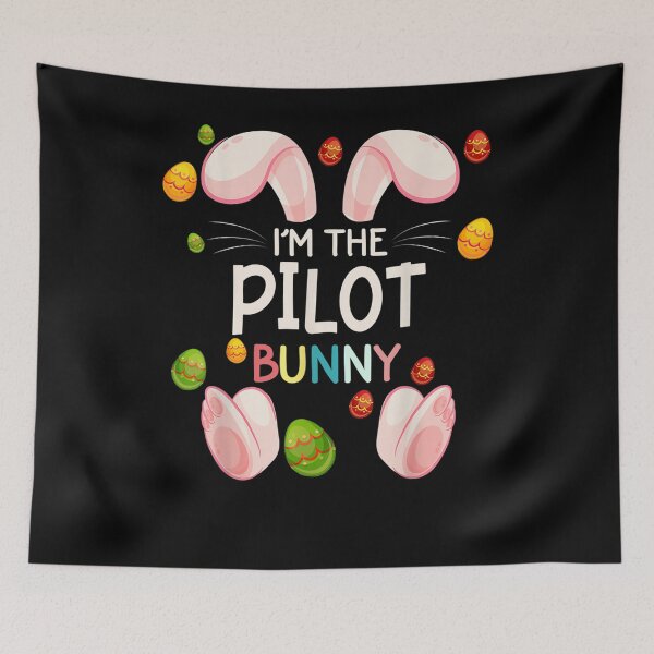 Item preview, I'm The Pilot Bunny Funny Matching Family Easter Day  designed and sold by manidala.