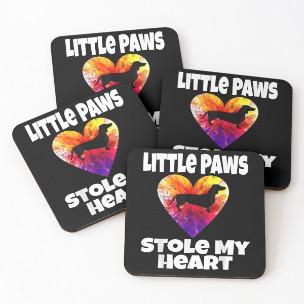 Item preview, Little Paws Stole My Heart Funny Weiner Dog Lover Tie Dye  designed and sold by manidala.