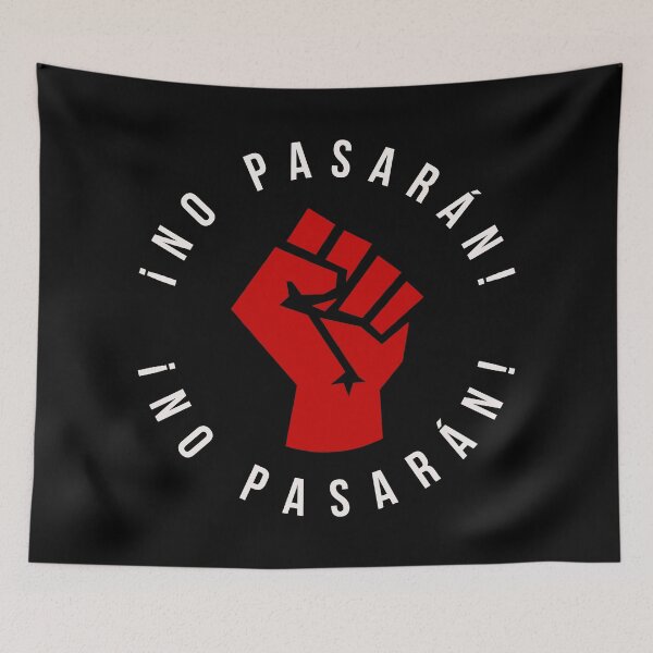 Aperçu de l'œuvre Pas de Pasaran créée et vendue par Texterns.