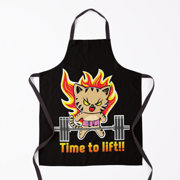 Item preview, Weightlifting funny cat designed and sold by Tim Addison.