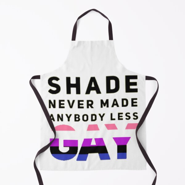 Item preview, Shade Never Made Anybody Less Genderfluid (White) designed and sold by UnicornPeeps.