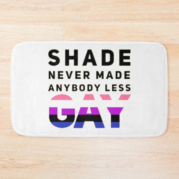 Item preview, Shade Never Made Anybody Less Genderfluid (White) designed and sold by UnicornPeeps.