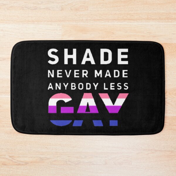Item preview, Shade Never Made Anybody Less Genderfluid (Black) designed and sold by UnicornPeeps.