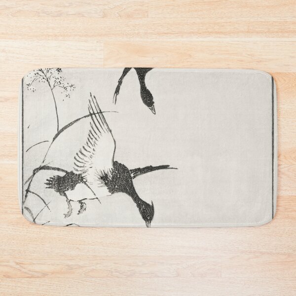 Item preview, tufted teal and reed flower illustration 41572337010 designed and sold by Bird-Lore.