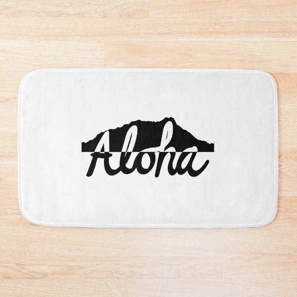 Item preview, Diamond Head Silhouette with Aloha, view from Kapiolani park, Honolulu, HI designed and sold by afullerdesign.