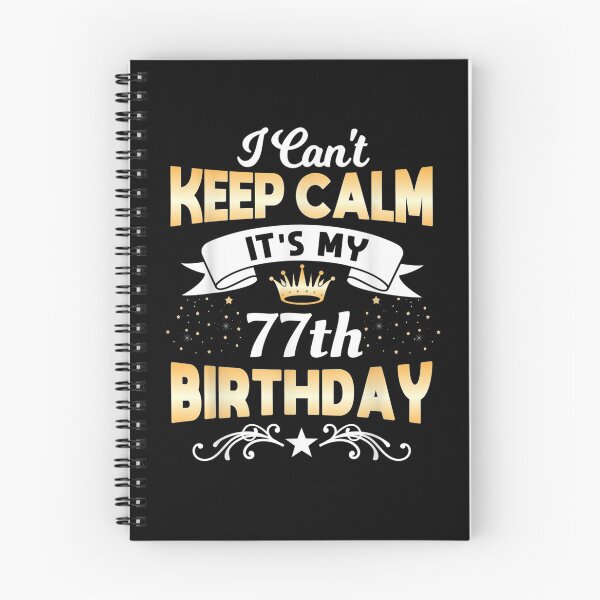 Item preview, 77 Years Old I Can't Keep Calm It's My 60th Birthday  designed and sold by manidala.