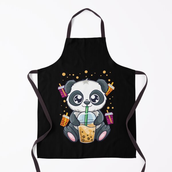 Item preview, Cute Tea Drinking Panda Boba Bubble Tea designed and sold by perfectpresents.