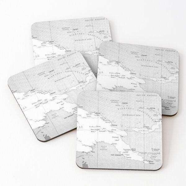 Item preview, Papua New Guinea Aged Vintage Map  designed and sold by PNG-pikinini.