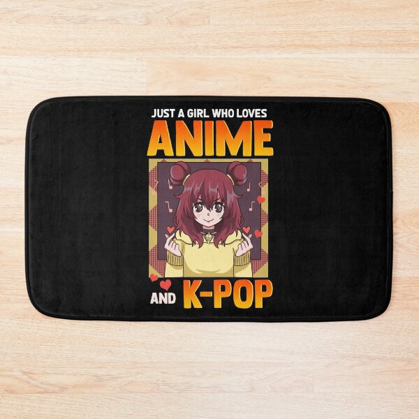 Item preview, Cute Funny Just A Girl Who Loves Anime & K-Pop designed and sold by perfectpresents.