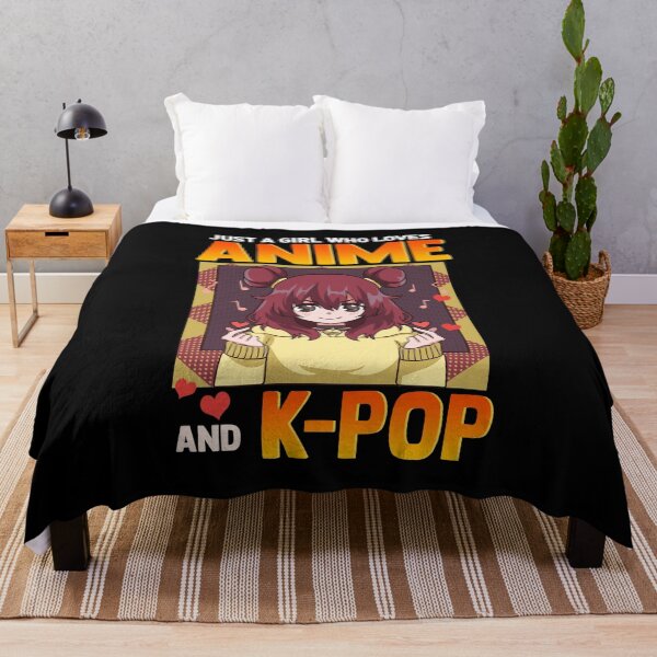Item preview, Cute Funny Just A Girl Who Loves Anime & K-Pop designed and sold by perfectpresents.