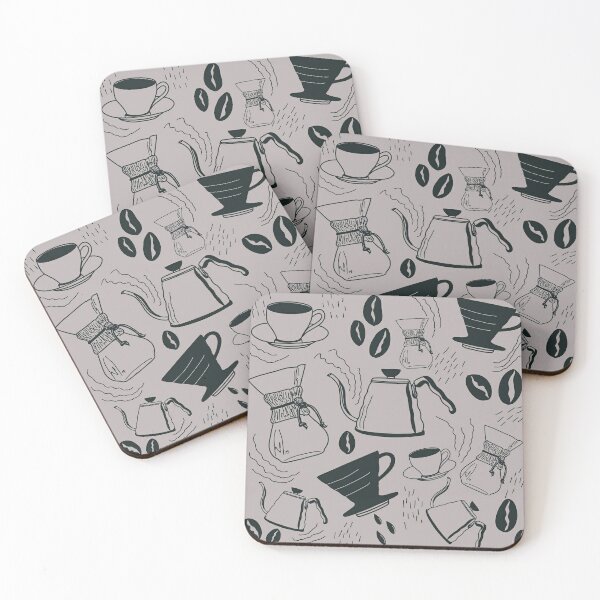 Item preview, Coffee Collage, Barista Brewing (Lilac grey) designed and sold by hoganburleigh.