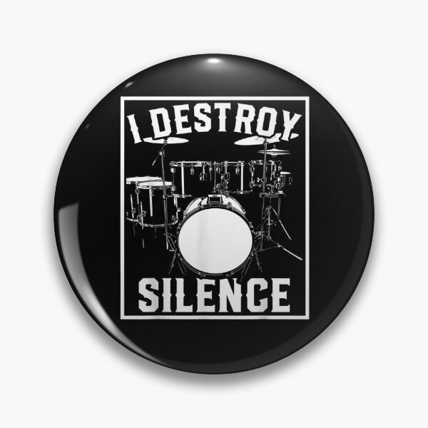 Item preview, Rock Drummers I Destroy Silence  designed and sold by manidala.