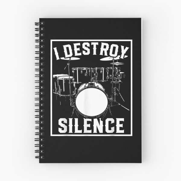 Item preview, Rock Drummers I Destroy Silence  designed and sold by manidala.