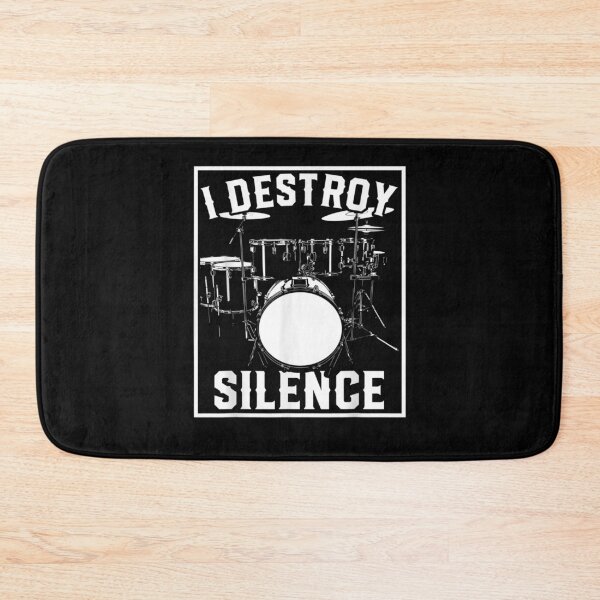 Item preview, Rock Drummers I Destroy Silence  designed and sold by manidala.