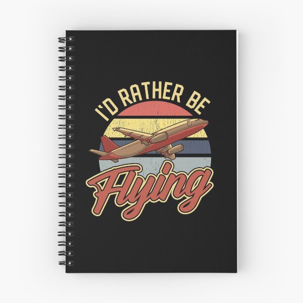 Item preview, I'd Rather Be Flying Retro Airplane Pilot Aviation designed and sold by perfectpresents.