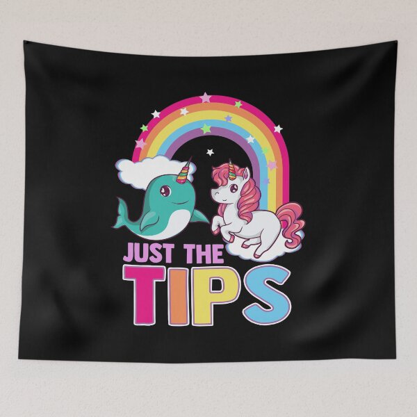 Item preview, Cute & Funny Just The Tips Narwhal Unicorn Naughty designed and sold by perfectpresents.