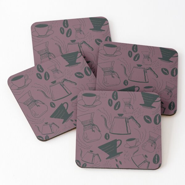 Item preview, Coffee Collage, Barista Brewing (Dark Purple) designed and sold by hoganburleigh.
