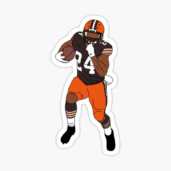 Nick Chubb Cleveland Browns cartoon football shirt - Limotees