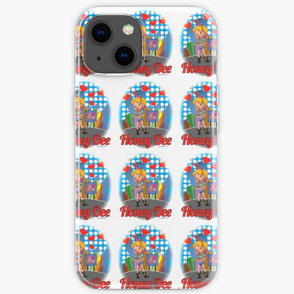 Red Hearts And Honey Dee iPhone Soft Case