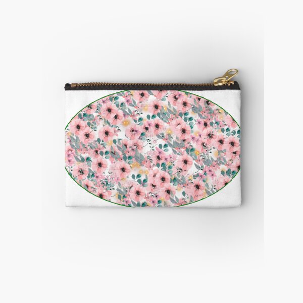 Item preview, Pink Poppy Flower Pattern (Oval) designed and sold by KDStout.
