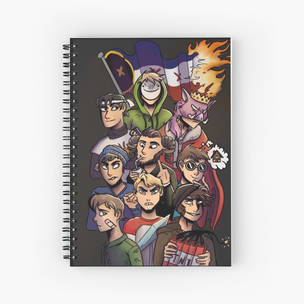 Tommyinnit Notebook Merch for Women Men Teen: Dream SMP Tommyinnit Art