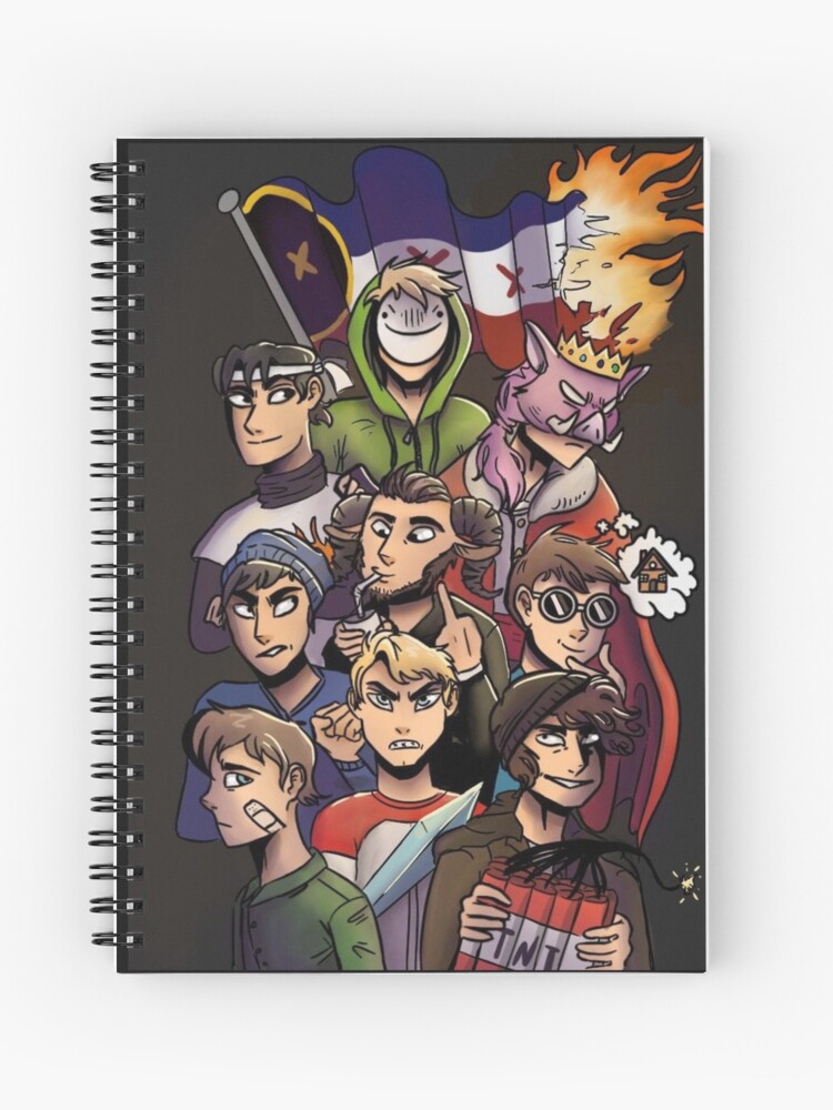 Tommyinnit Notebook Merch for Women Men Teen: Dream SMP Tommyinnit Art |  Tommy And Tubbo Fanart |Gamer Journal | Diary | Notepad book | Planner Book