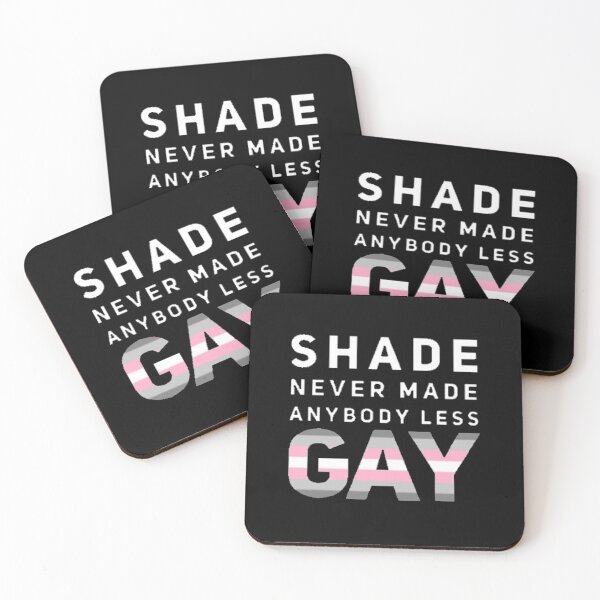 Item preview, Shade Never Made Anybody Less of a Demigirl (Black) designed and sold by UnicornPeeps.