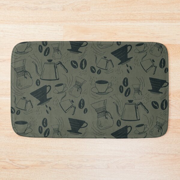 Item preview, Coffee Collage, Barista Brewing - Sage Green designed and sold by hoganburleigh.