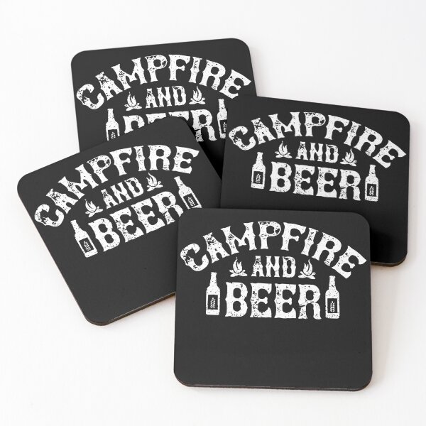 Item preview, Campfire And Beer Camping designed and sold by ZimbomDesigner.