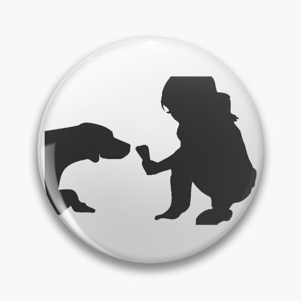 Item preview, Silhouette - Dog and girl making friends - 1 - 1 - 1 - 1 - 1 - 1 - Design 1 - 1 - 1 - 1 - 1 - 1 - 1 designed and sold by anonlalo.