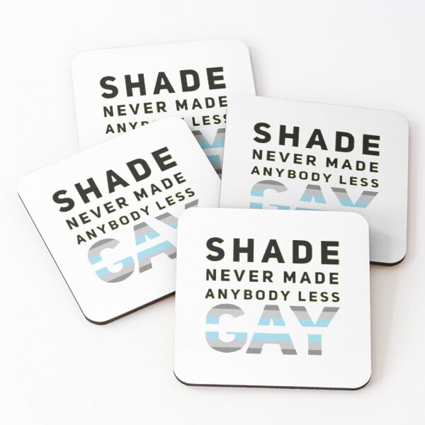 Item preview, Shade Never Made Anybody Less of a Demiboy (White) designed and sold by UnicornPeeps.