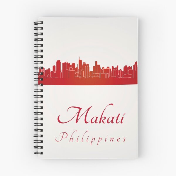 Item preview, Makati skyline in red designed and sold by paulrommer.