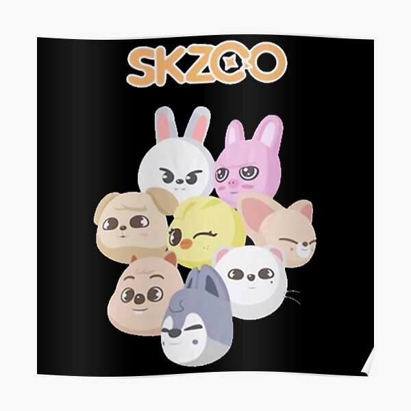 Skzoo Rabbit Minho Poster By Orimei Redbubble