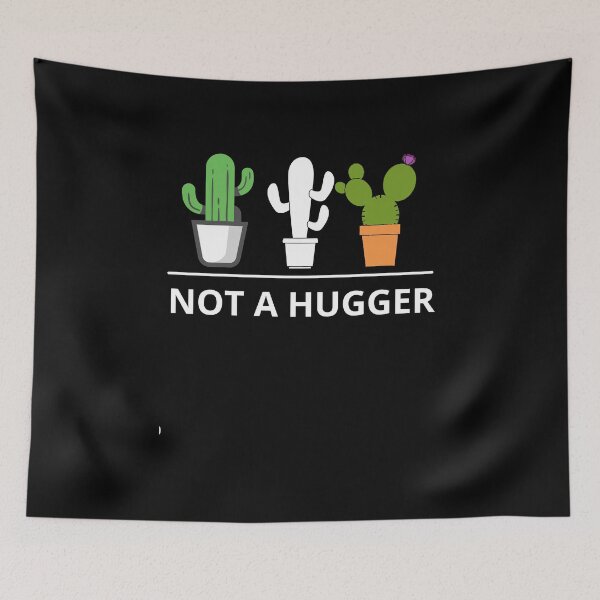 Item preview, Not A Hugger Shirt Funny Vintage Cactus Sarcastic  designed and sold by RanirO.