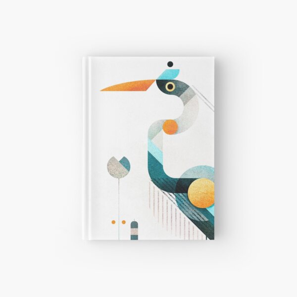 Blue heron Hardcover Journal